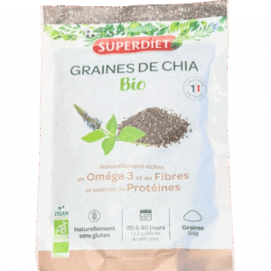 SUPER DIET GRAINES DE CHIA BIO 200 GR
