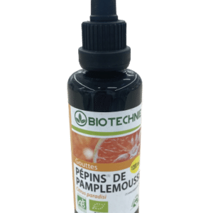 pepin de pamplemousse  bio extrait (EPP) sont des préparations Riches en flavonoïdes et en vitamine C ils possèdent des propriétés antimicrobiennes.