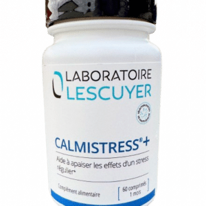 CALMISTRESS LABORATOIRE LESCUYER a été spécialement formulé pour aider à limiter les effets d’un stress régulier avec des premiers bienfaits dès 15 jours