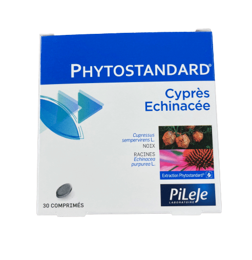 Phytostandard Cyprès  Echinacée 30 Comprimés est un complément alimentaire qui permet de renforcer le système immunitaire .