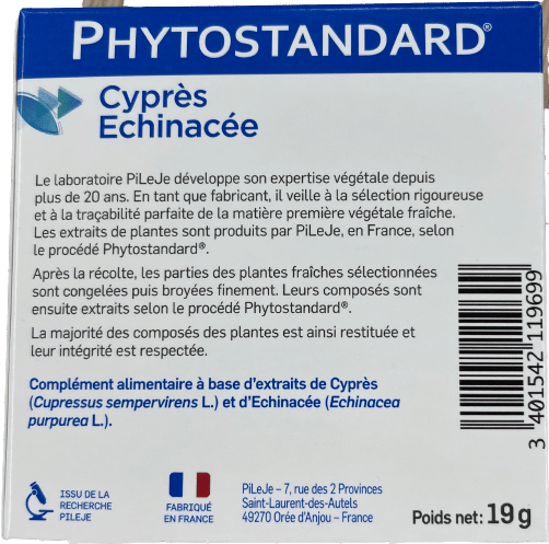 Phytostandard Cyprès  Echinacée 