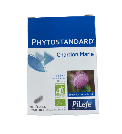 Phytostandard chardon marie renforce la protection du foie contre les toxines et stimule sa régénération en cas de lésions.