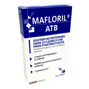 INELDEA MALFLORIL ATB ,est un complément alimentaire, à base de probiotiques le maintien d'une bonne flore intestinale en cas de prise d’antibiotiques.