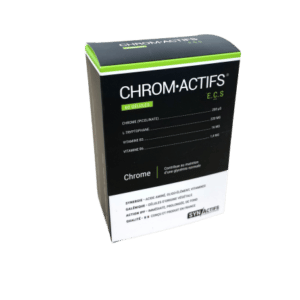 CHROMACTIFS est un complément alimentaire riche en chrome, facilitant l’assimilation des glucides par l’organisme 