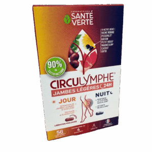 CIRCULYMPHE JOUR NUIT SANTE VERTE ,le 1er produit adapté à chaque moment de la journée avec 1 formule Jour et 1 formule Nuit