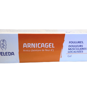Arnicagel est un médicament traditionnel à base de plante utilisé dans le traitement symptomatique des traumatismes bénins : ecchymoses (bleus), 