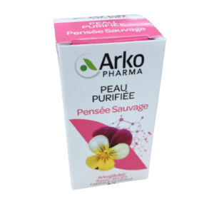 ARKO PENSEE SAUVAGE reconnue pour ses propriétés assainissantes et purifiantes est utilisée en phytothérapie pour aider à maintenir une peau nette et saine.