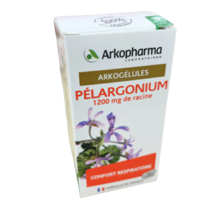 ARKO PELARGONIUM est un complément alimentaire spécialement formulé pour les personnes souhaitant apaiser leurs voies respiratoires