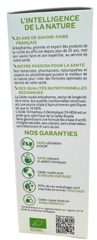 ARKOROYAL DYNERGIE BIO 30 AMPOULES
