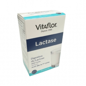 LACTASE VITAFLOR est une enzyme digestive qui permet ainsi aux personnes intolérantes au lactose de retrouver un confort digestif.