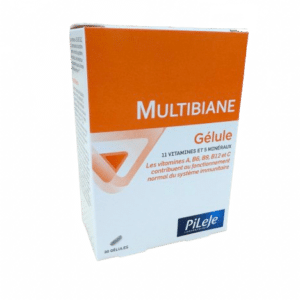 Multibiane, qui contient 11 vitamines et 5 minéraux, est spécialement formulé pour aider les adultes à équilibrer leurs apports en vitamines et minéraux.