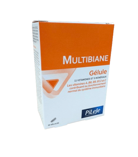 Multibiane, qui contient 11 vitamines et 5 minéraux, est spécialement formulé pour aider les adultes à équilibrer leurs apports en vitamines et minéraux.