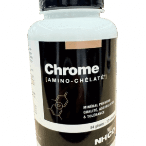 NHCO CHROME AMINO CHÉLATÉ  est recommandé aux personnes désireuses d’aider à réguler leur glycémie et femmes enceintes souhaitant maintenir leur glycémie