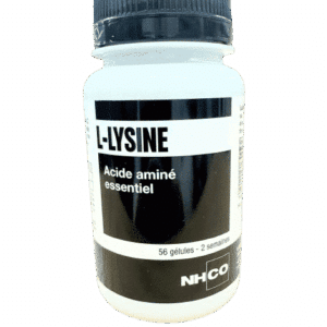 NHCO L LYSINE contribue, entre autres, à la croissance des os, à la formation du collagène et des anticorps, ainsi qu'au métabolisme des glucides.