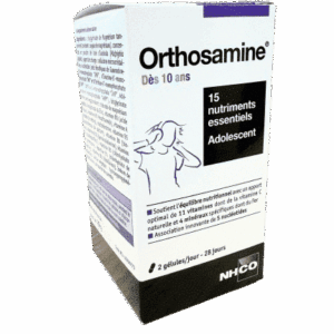 NHCO ORTHOSAMINE ENFANT est spécifiquement développée pour répondre aux évolutions de la physiologie et les besoins des enfants .