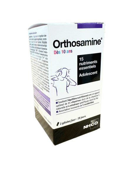 NHCO ORTHOSAMINE ENFANT est spécifiquement développée pour répondre aux évolutions de la physiologie et les besoins des enfants .