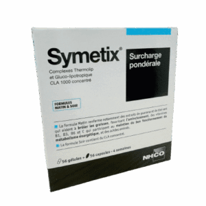NHCO SYMETIX SURCHARGE PONDÉRALEest recommandé aux personnes en surcharge pondérale et souhaitant s’amincir en relancant leur métabolisme énergétique .