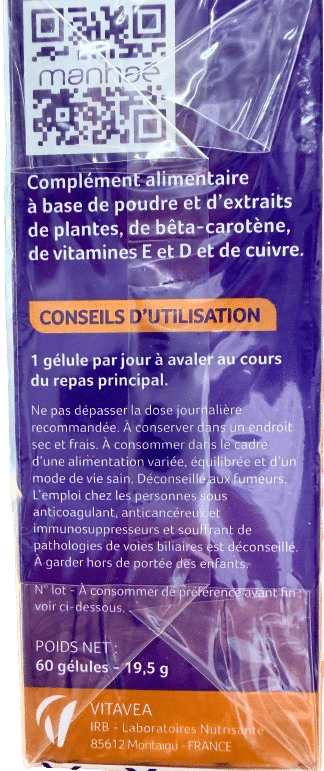 MANHAE SOLAIRE (2x 60 gélules) – Image 2