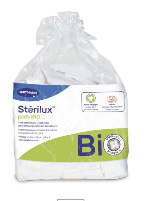 STERILUX PADS BIO COTON