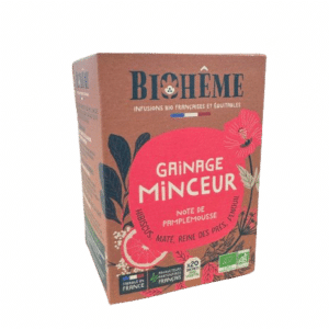 BIOHEME GAINAGE MINCEUR INFUSETTES Le maté est un brûleur de graisses naturel. Le fenouil soulage des ballonements pour un ventre bien plat