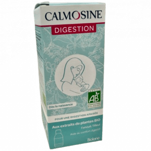 CALMOSINE DIGESTION BIO 100ML est un complément alimentaire d’origine naturelle qui contribue à apaiser le système digestif de votre bébé