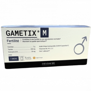 GAMETIX FERTILITE HOMME 1 MOIS est un complément alimentaire qui accompagne les femmes en désir d’enfant grâce à ses ingrédients savamment sélectionnés .