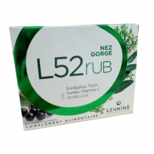 LEHNING L 52 RUB, un complément alimentaire aux plantes et à la vitamine C. Facilitez votre respiration et soulagez les irritations de la gorge.