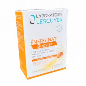 ENERGINAT BOOSTER LESCUYER est la solution effervescente 100 % clean et naturelle, idéale pour surmonter une baisse d’énergie passagère, sans caféine