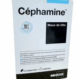NHCO CÉPHAMINE MAUX DE TÊTE ,  Agit sur les signes et causes des maux de tête en  prise ponctuelle ou en programme renouvelable
