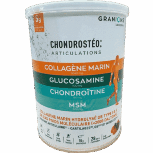 GRANIONS CHONDROSTEO COLLAGENE MARIN une nouvelle formule pour aider à maintenir un fonctionnement normal des articulations .