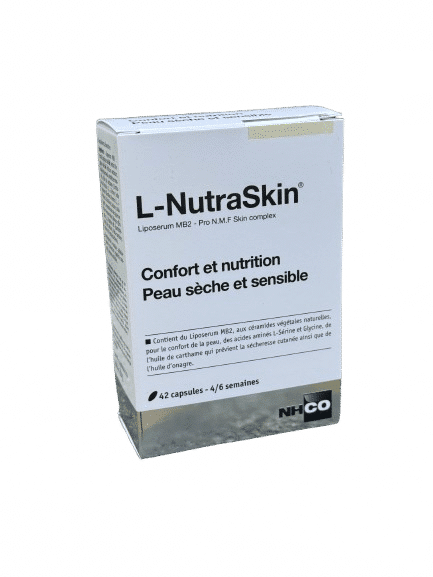 NHCO L-NUTRASKIN PEAU SECHE SENSIBLE Aide à améliorer le confort et la nutrition des peau sèches.Peau plus douce, apaisée et confortable