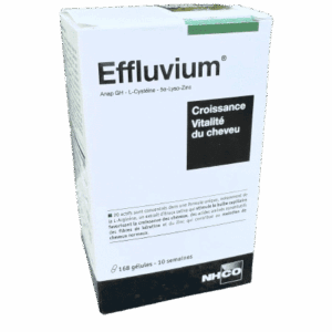 NHCO EFFLUVIUM VITALITÉ CHEVEUX pour des cheveux et des ongles sains qui contribue à la croissance des cheveux et au maintien d'une chevelure normale.