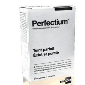 NHCO PERFECTIUM ANTI TACHES est un complément alimentaire qui aide à unifier votre teint. Lutte contre taches brunes et taches pigmentaires.