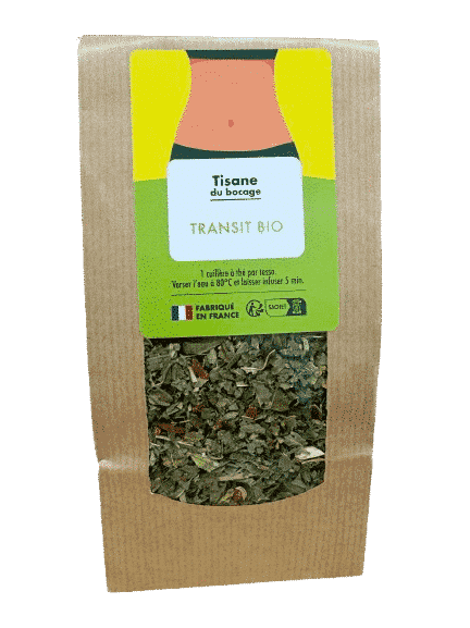 LA TISANE TRANSIT BIO VRAC est la solution naturelle pour aider le transit en cas de dérèglement comme la constipation, les ballonnements .