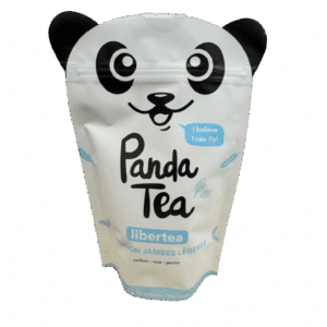 PANDA TEA LIBERTEA JAMBES LEGERES est un mélange de plantes qui allége vos jambes et votre organisme  grace a une synergie de plantes aux vertus drainantes et circulatoires.