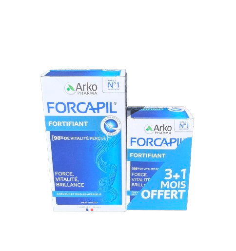 FORCAPIL FORTIFIANT ARKOPHARMA : une association d’actifs essentiels qui apporte force, vitalité et brillance à vos cheveux et ongles