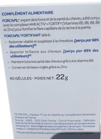FORCAPIL FORTIFIANT ARKOPHARMA