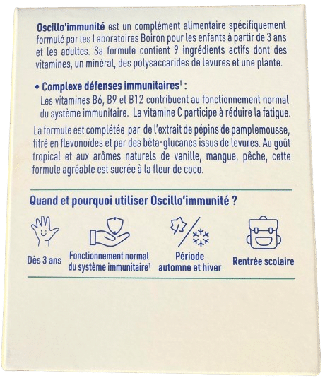 BOIRON OSCILLO IMMUNITÉ ENFANT