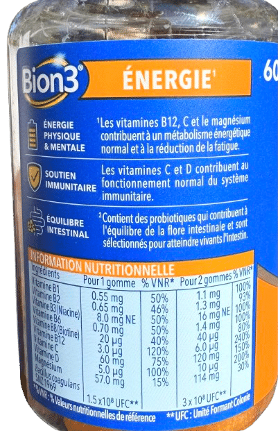 BION 3 ENERGIE GOMMES – Image 2