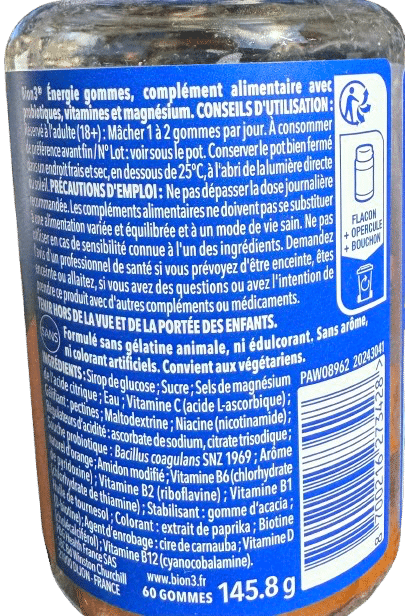 BION 3 ENERGIE GOMMES