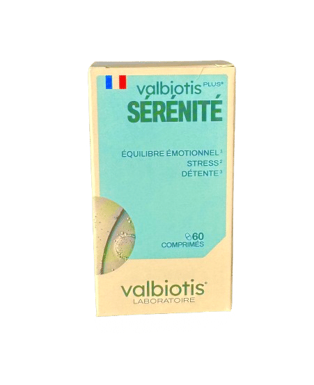 VALBIOTIS SÉRÉNITÉ STRESS DETENTE contribue à apaiser les tensions, à soutenir l’équilibre émotionnel et à réduire les effets du stress sur le métabolisme.