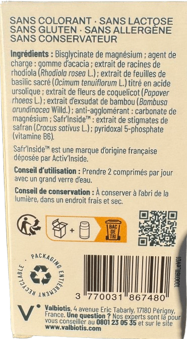 VALBIOTIS SÉRÉNITÉ STRESS DETENTE – Image 2