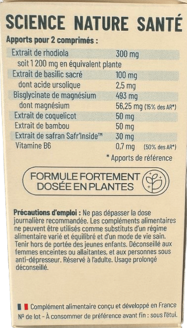 VALBIOTIS SÉRÉNITÉ STRESS DETENTE