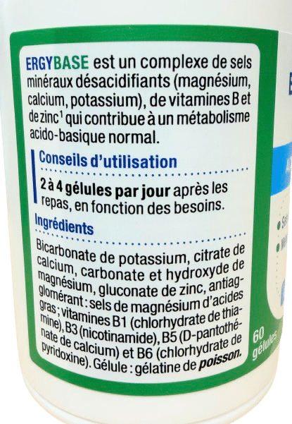 NUTERGIA ERGYBASE 60 gélules – Image 2