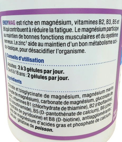 NUTERGIA ERGY MAG 90 gélules – Image 3