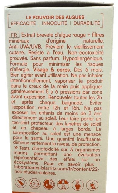 LAB BIARRITZ CREME SOLAIRE SPF 50 + – Image 2