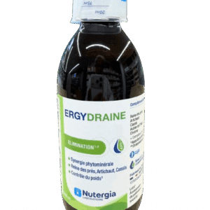 NUTERGIA ERGYDRAINE 250 ML pour détoxifier et soutenir les fonctions d’élimination de l’organisme et faciliter la perte de poids