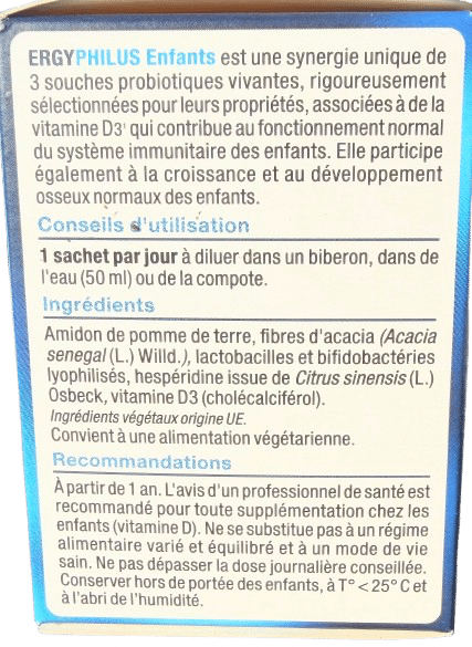 NUTERGIA ERGYPHYLUS ENFANTS ( 30 sachets ) – Image 2