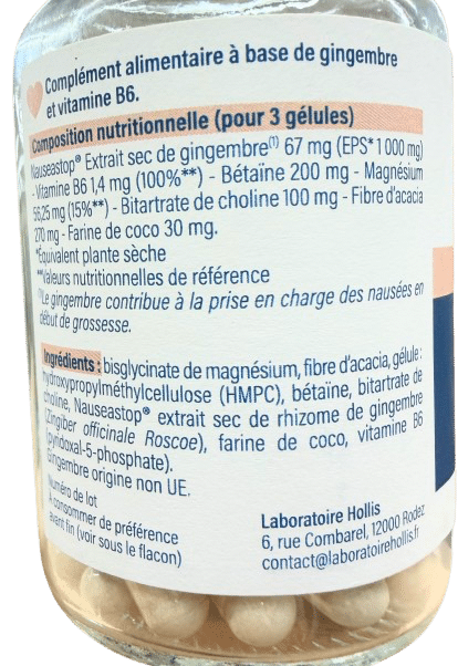 HOLLIS NAUSÉES DE GROSSESSE – Image 2