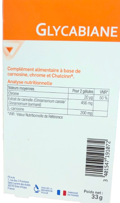 PILEJE GLYCABIANE ( 60 gélules ) – Image 2